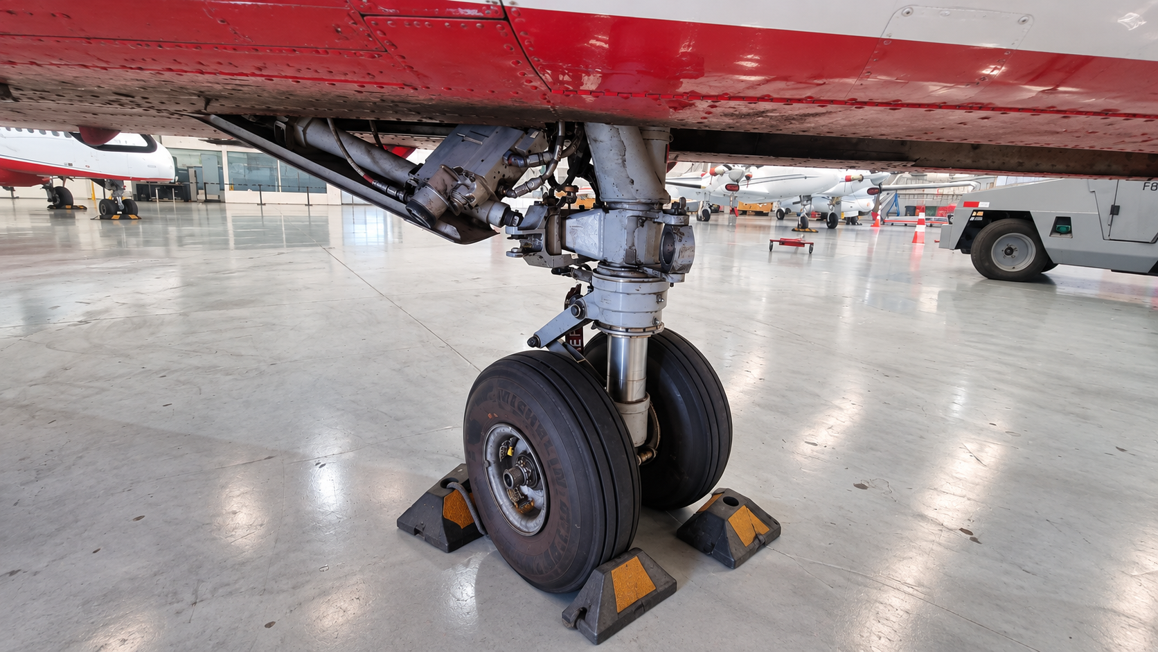 Inspección por ultrasonido sobre una aeronave